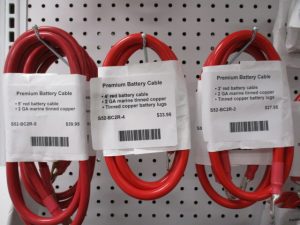 Marine Red Battery Cable